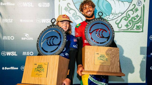 Caitlin Simmers & Joa Chianca Win First-Ever CT Event at the MEO Rip Curl Pro Portugal. 